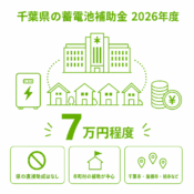 千葉県の蓄電池補助金（2026年度）｜助成額・条件・申請方法を解説のアイキャッチ画像