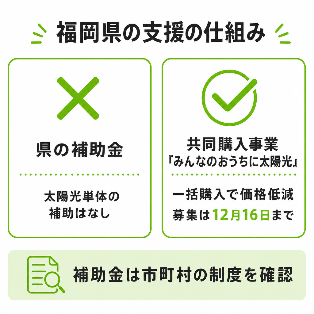福岡県の支援の仕組みのイメージ画像