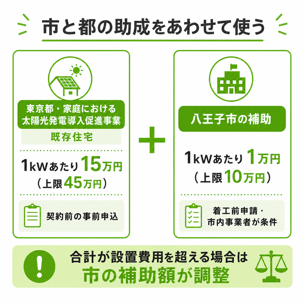 東京都の助成とあわせて使うのイメージ画像