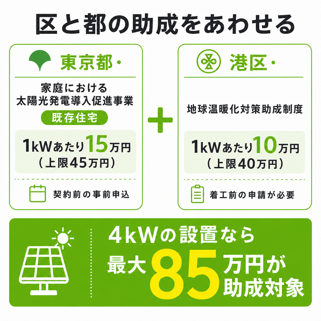 東京都の助成とあわせて使うのイメージ画像