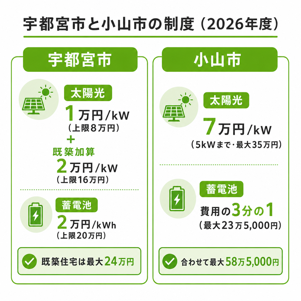 市町村の制度（宇都宮市・小山市）のイメージ画像